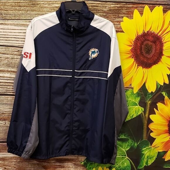 Dunbrooke Mens Dolfins jacket size XL Pre-owned - Picture 1 of 6